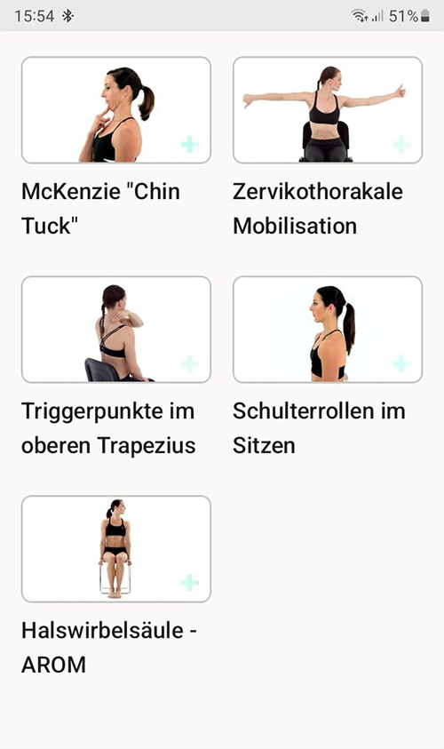 Online Übungsprogramm Zervikales Facettensyndrom