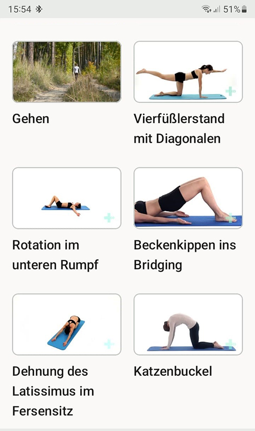 Online Übungsprogramm Skoliose